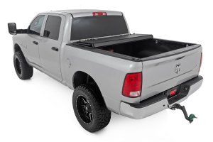 Ram 1500 Classic Hard Tri-Fold Flip Up Bed Cover - Rough Country - 6'4